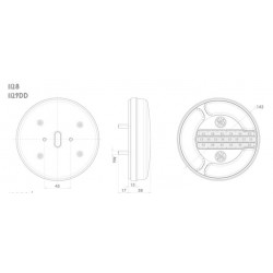 Koncová lampa W153 č.1128