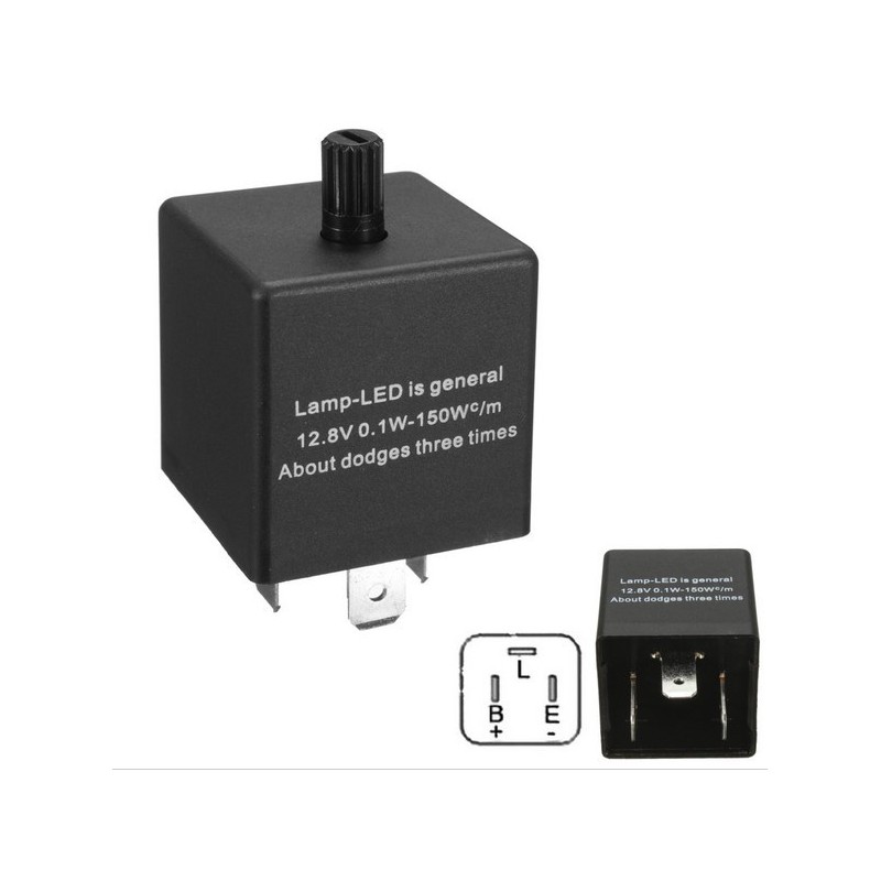 Přerušovač LED směrových světel 12V/24V CF13 + trim