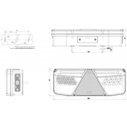 Koncové světlo W170DD č.1187L dynamický blinkr