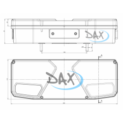 Koncové světlo W138L č.1059 TYCO