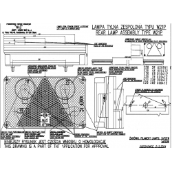 Koncová lampa W70DP č.392