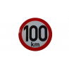 Reflexní samolepka 100 km/h (150 mm) – Omezení rychlosti dle vyhlášky