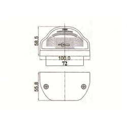 Osvětlení SPZ DOB-26A