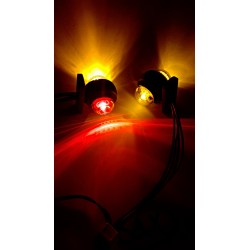 LED poziční a obrysové světlo WAŚ W56 Holland Style (oranž/oranž - oranž/červ)