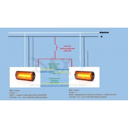 LED oranžový predátor profi W218 č.1469 SLIM