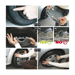 Sepang silver black 17" - poklice na kola