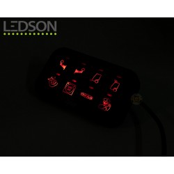 LEDSON Commander ovládací panel - 8 výstupů/bluetooth/mobilní aplikace/RGB GEN.2