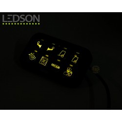 LEDSON Commander ovládací panel - 8 výstupů/bluetooth/mobilní aplikace/RGB GEN.2