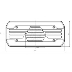 Koncové světlo LED W250DD č.1883L