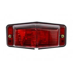 Double burner LED 24V červený Omnius pro nákladní vozy a kamiony