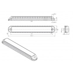 Koncové světlo LED FT-340  3 funkce