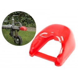 Ochranný gumový kryt tažného kloubu / spojky přívěsu – červený