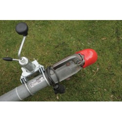 Ochranný gumový kryt tažného kloubu / spojky přívěsu – červený