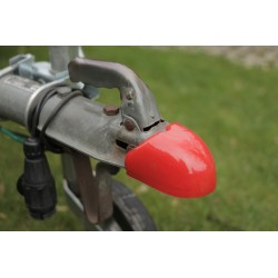 Ochranný gumový kryt tažného kloubu / spojky přívěsu – červený