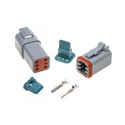 Konektor DEUTSCH DT 6-pin zástrčka (samice), sada IP69K
