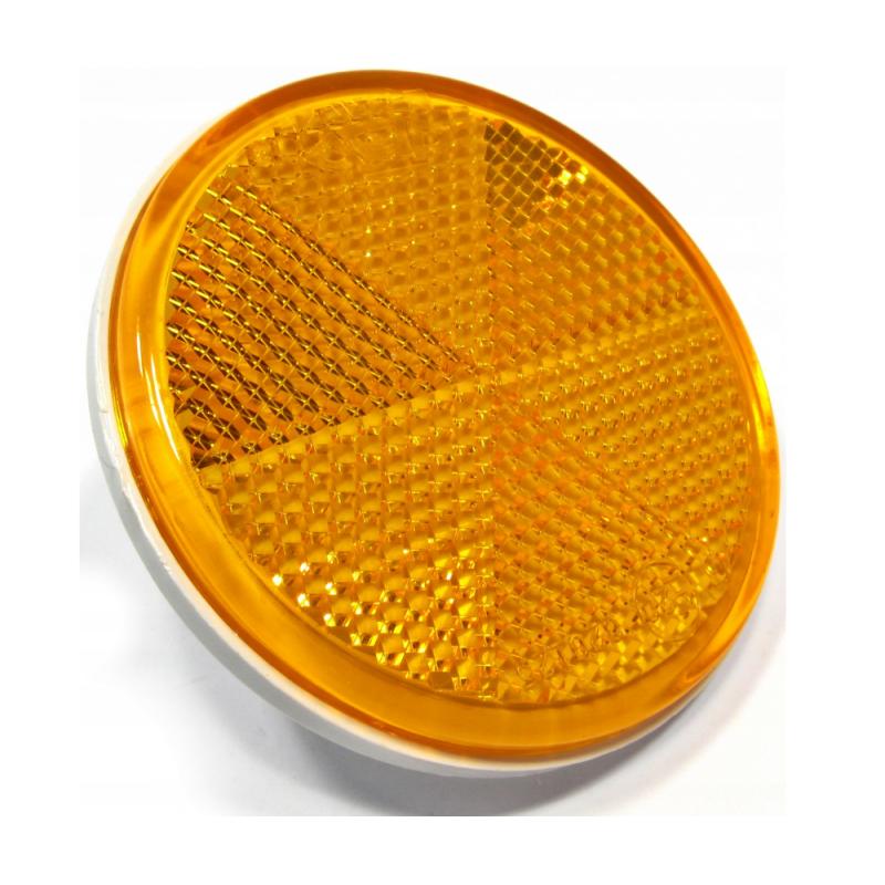 Odrazko kulaté 60mm oranžové zadní šroub