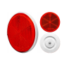 Odrazko kulaté 60mm červené zadní šroub