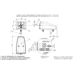 Poziční světlo LED NEON na střechu č.3111 bílé
