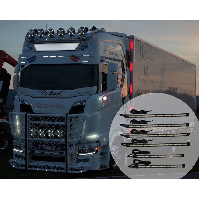 Osvětlení deflektorů nečistot (bílá/oranžová) LED