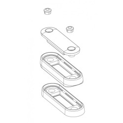 Poziční světlo LED FT-073 oranžové DARK