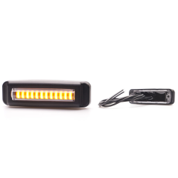 Poziční světlo LED WAS W287 č.2454T/Black oranžové