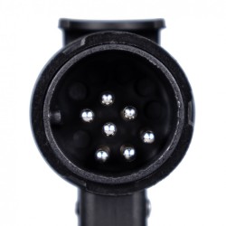 Redukce zásuvky 13-7 pólů na přívěsný vozík (12-24V) – adaptér a přechodka