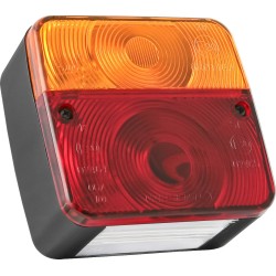 Zadní sdružená svítilna Wesem LT1.06727 pro přívěsné vozíky – 103x97 mm