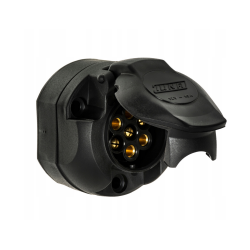 Zásuvka 7-pin DUNAJ na přívěsný vozík – odolný plast PA6GF, vyrobeno v EU