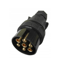 Zástrčka 7-pin 12V ISO 1724 DUNAJ – mosazné kontakty, odolný plast