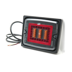 Koncové světlo Fristom FT-323 LED 12/24V dynamické s neonovým efektem + rámeček