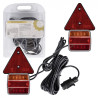 Koncová světla na vlek MD-2 LED na magnet + trojúhelník SET 12V