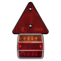 Koncová světla na vlek MD-2 LED na magnet + trojúhelník SET 12V