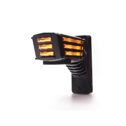 LED tykadlo WAŚ W297.3.3 č.2551 SPOT s blinkrem a projekcí na zem (12/24V)