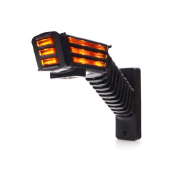 LED tykadlo WAŚ W297.4.3 č.2555 SPOT s blinkrem a projekcí na zem (12/24V)