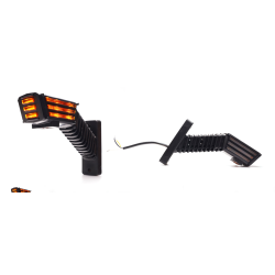 LED tykadlo WAŚ W297.4.3 č.2555 SPOT s blinkrem a projekcí na zem (12/24V)