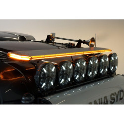 LEDSON Optoguard SMOKE 2000 mm: Oranžová LED majáková rampa s ovladačem