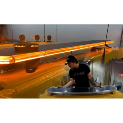 LEDSON Optoguard SMOKE 2000 mm: Oranžová LED majáková rampa s ovladačem