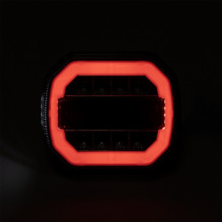 Sada zadních LED světel na magnet s 7,5m kabelem (12/24V, 7-pin, NEON)