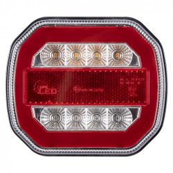 Sada zadních LED světel na magnet s 7,5m kabelem (12/24V, 7-pin, NEON)