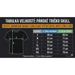 Originální pánské tričko Skull: Brutality & Illegality