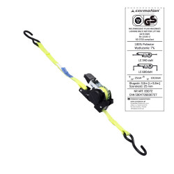 Automatická samonavíjecí kurtna LC 680 daN – 3,6 m / 25 mm